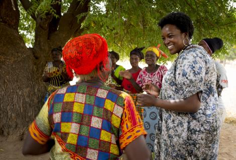 Wunmi Mosaku visits Ghana